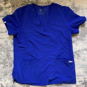 FIGS CASMA TOP WINNING BLUE